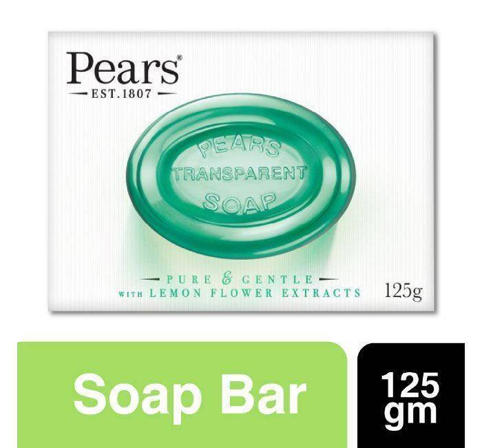 Pears Transparent  Soap Pure and Gentle with Lemon Flower Extracts 125gm