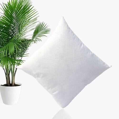 Standard Fiber Cushion, Tissue Fabric, White, (12″x12″), Buy 1 Get 1 Free, 77245, 3 image