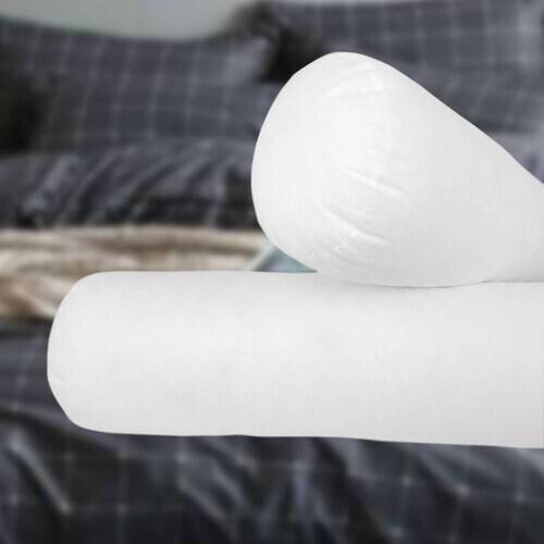Fiber Bolster Pillow, Tissue Fabric, White, (27″x32″), 77232, 2 image