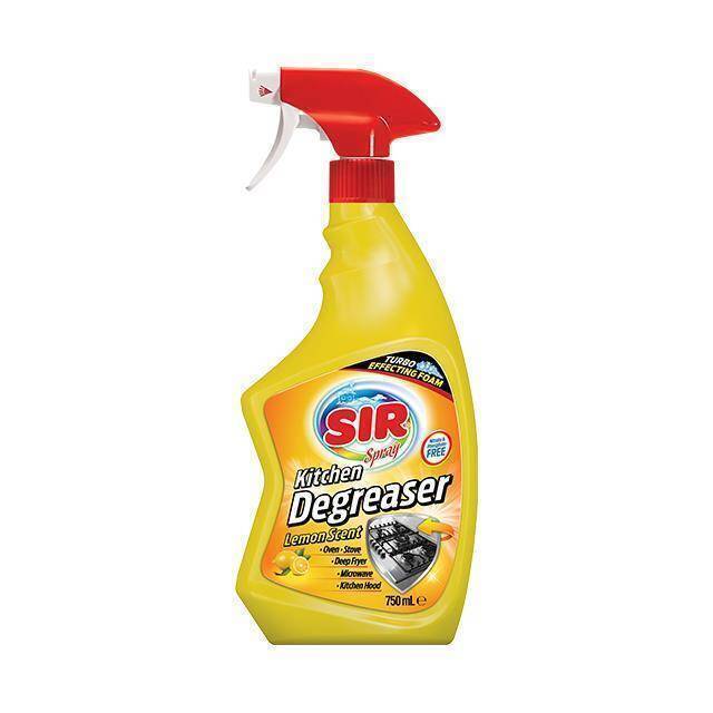 SIR Kitchen Degreaser(Spray)-Lemon 750ml