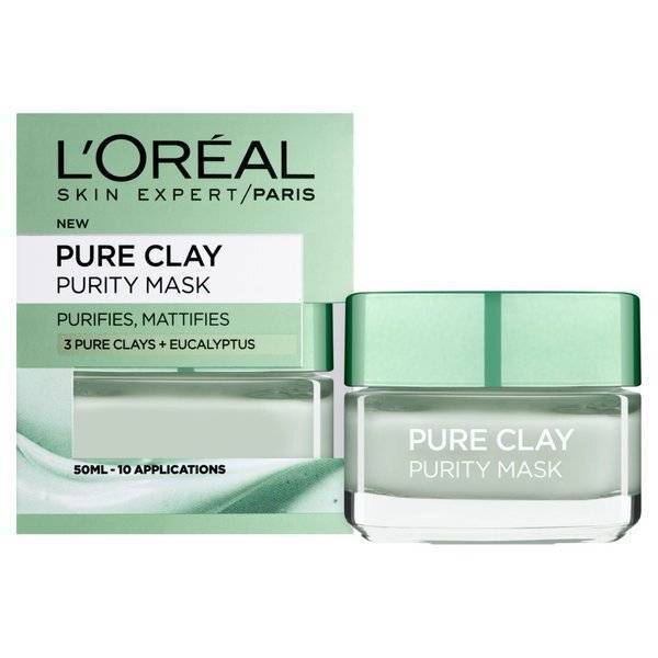 LOREAL PURE CLAY PURITY MASK 50 ML