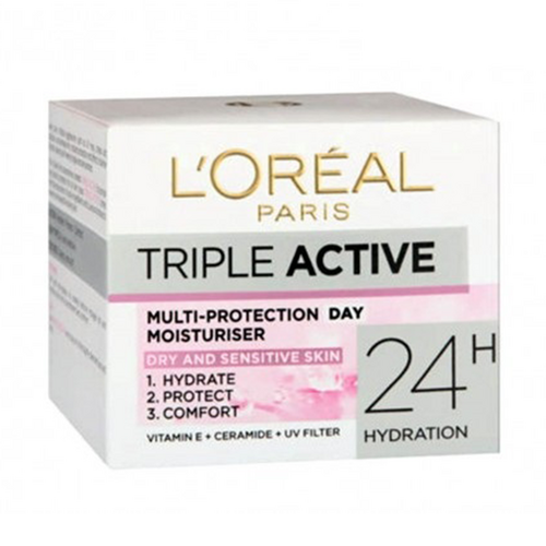 LOREAL TRIPLE ACTIVE DAY AND SENSITIVE SKIN 24 h