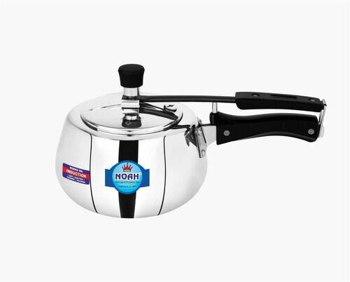 Noah Stainless Steel 304 Pressure Cooker  (Induction + Gas) - Model: Cute 1 Ltr-1 Pcs