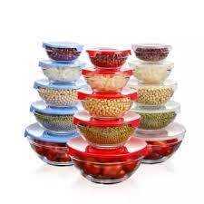 5 Pcs Glass Bowl With Lid, 2 image