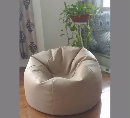Super Comfortable Lazy Sofa_XXl Pumpkin Shape_Off White