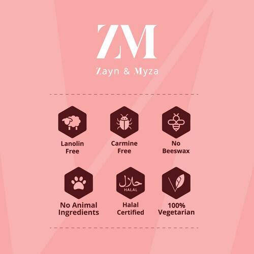 Zayn & Myza Transfer-Proof Power Matte Lipstick - Apricot Blush, 4 image