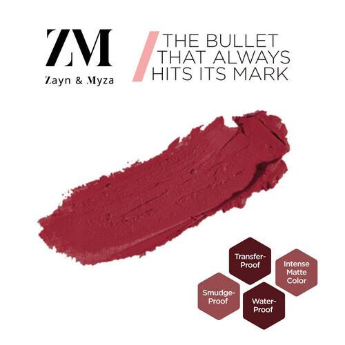 Zayn & Myza Transfer-Proof Power Matte Lipstick - Fuchsia Hype, 2 image