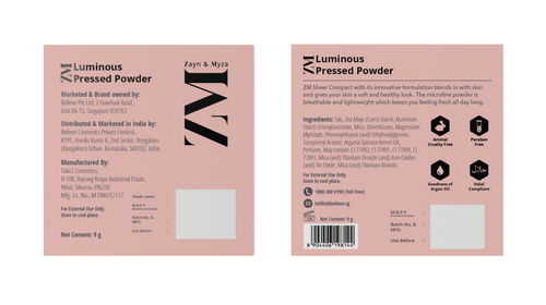 Zayn & Myza Luminous Pressed Powder, 3 image