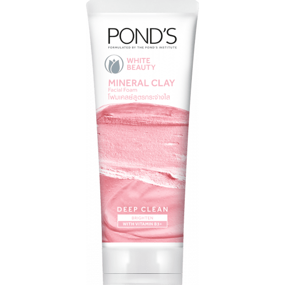 Ponds White Beauty Mineral Clay Instant Brightness Face Wash Foam 90g, 2 image