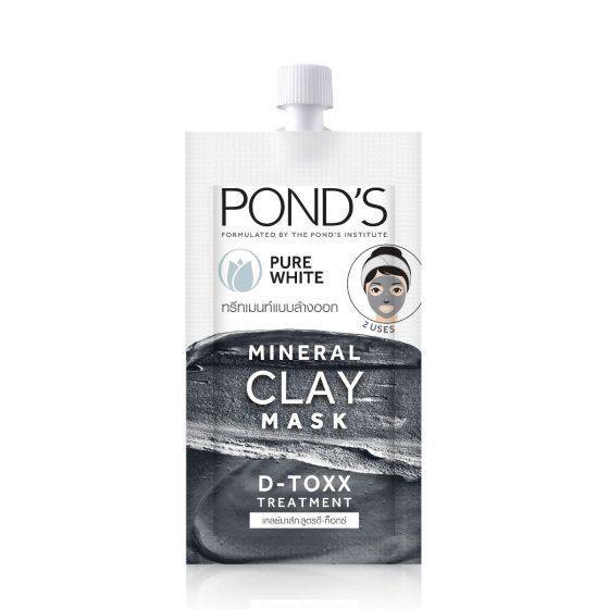 Ponds Mineral Clay Mask Pure White D-TOXX - 8g, 2 image