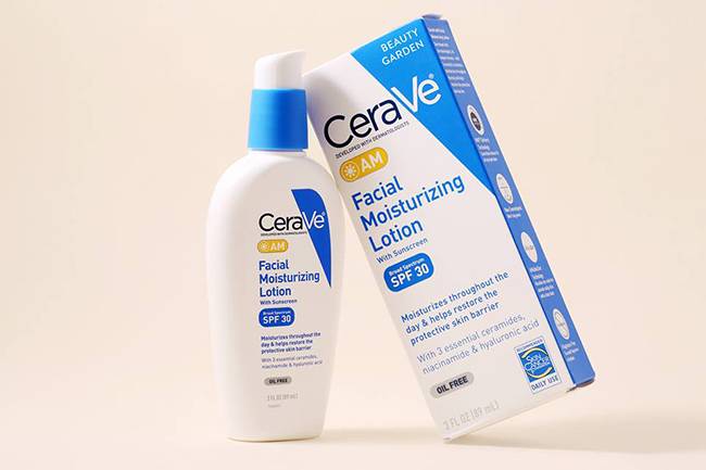 CeraVe AM Facial Moisturizing Lotion with Sunscreen, 3 image