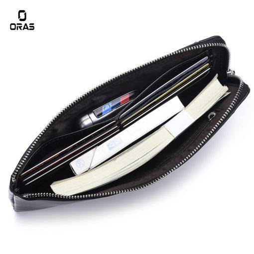 RA12K ORAS Genuine Leather Mobile Phone Wallet, 2 image