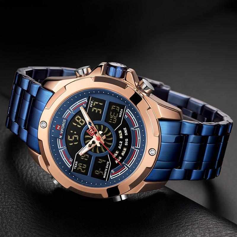 NV118 NAVIFORCE NF9170 Luxury Business Watch For Men, 3 image