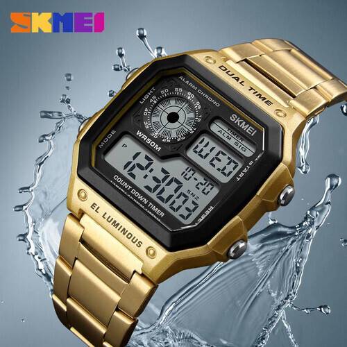 SK25G SKMEI Waterproof Digital Watch for Men, 3 image