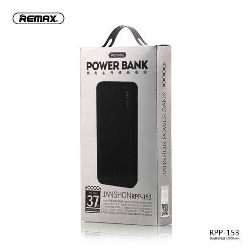 Remax RPP-153 Janshon Series 10000mAh Black Power Bank