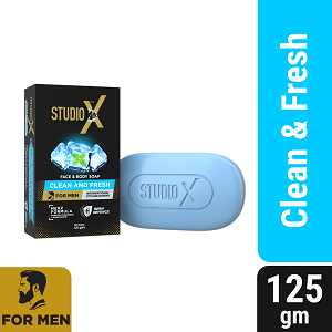 Studio X Clean & Fresh Soap for Men 125gm