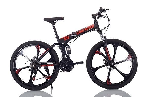 Land Rover X6 Folding Red Bicycle