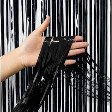 Curtain For Photography Background Party Decoration-Black Color
