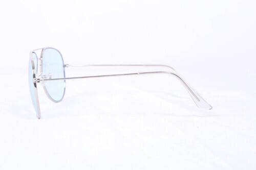 Fashionable Metal Sunglass for Women-Light Blue, 2 image