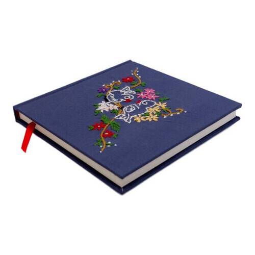 Multi Color Handmade Nakshi Notebook- 6x6