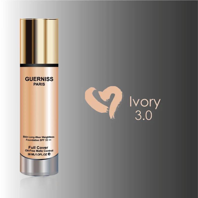 Guerniss Cover Matte Foundation 30ml - Ivory 3.0