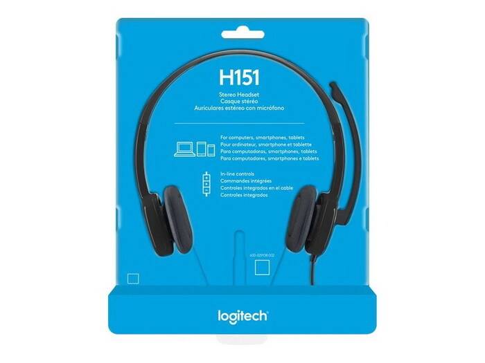 Logitech Headset H151 BLACK (981-000587), 2 image
