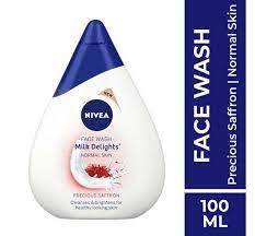 Nivea Face Wash Milk Delights Precious Saffron (Normal Skin) 100ml