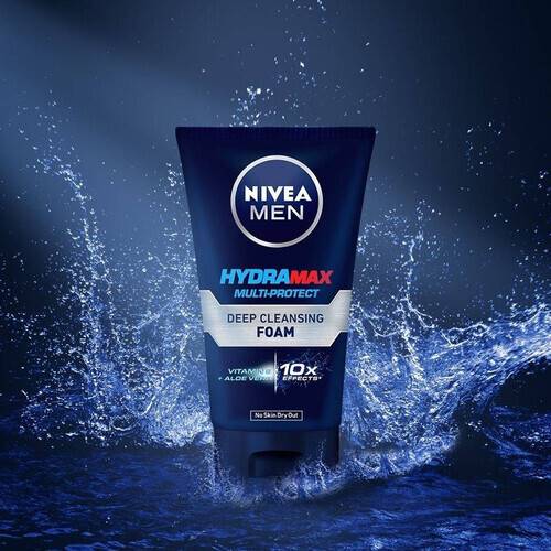 Nivea Men Hydramax Multi-Protect Deep Cleansing Foam 100g, 3 image