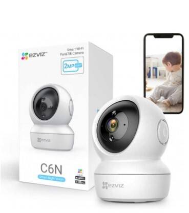 EZVIZ C6N 1080p Indoor PanTilt WiFi Security Camera, 360° Coverage