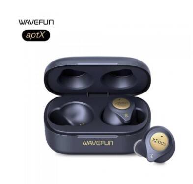 Wavefun XPods 3T Bluetooth Earphone aptX HIFI Wireless Charging