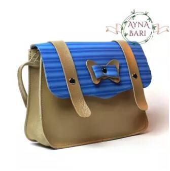 Site Bag For Girls Bow Design Multicolor