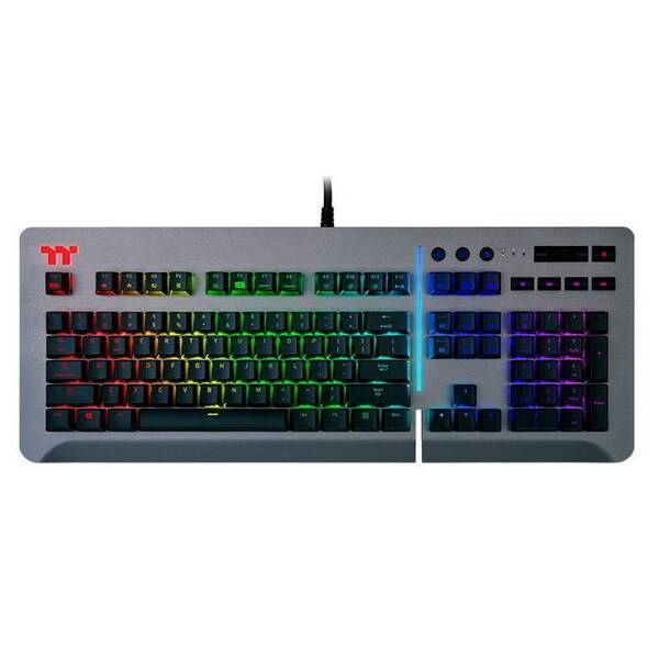 Thermaltake Level 20 RGB Cherry MX Speed Silver Titanium Keyboard, 2 image