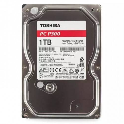 Toshiba 1TB Desktop HDD (2 Year Warranty)