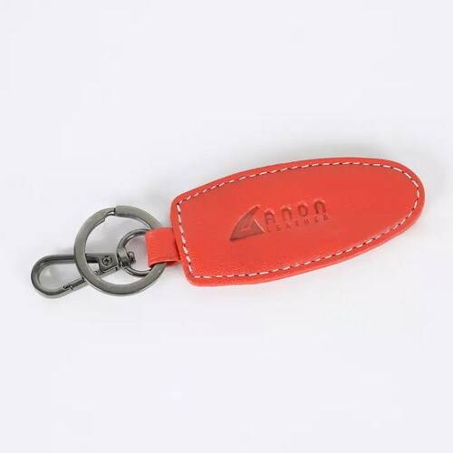 ANON LEATHER PREMIUM KEY RING AN-KR01(Red)