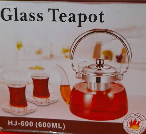 Heat proved glass tea pot