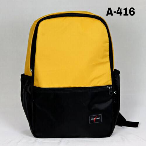 Stylish Yellow & Black Backpack
