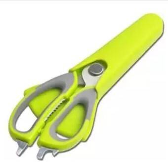 10 in 1 Multipurpose Stainless Steel Mighty Shears Scissor- (Green), 3 image