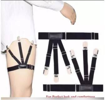 Garter Belt Adjustable Shirt Holders Crease-Resistance Belt Strip, 2 image