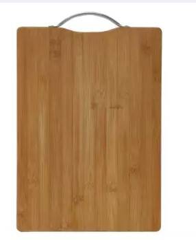 Wood Rectangular Cutting Chopping Board Pad with Handle (32 x 22 x 1.8 cm), 4 image