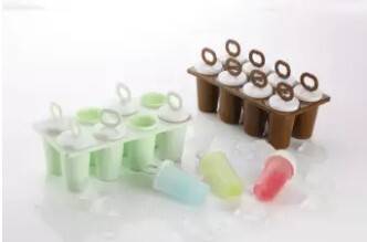 Plastic Ice Tray Candy Maker Kulfi Maker Popsicle Mould Set-Multicolor, 2 image