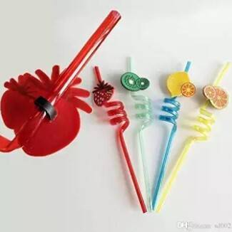 Spiral Straw for Kids & Party Useful for Juice Drinks-Set of 4 pics, 3 image