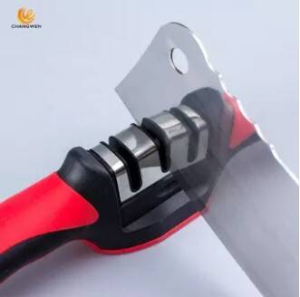 Mini Manual Stainless Steel 3 Stage Kitchen Handheld Knife Sharpener