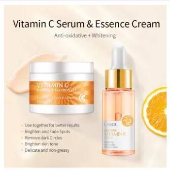 LAIKOU Vitamin C Face Cream Anti-oxidant Serum (Combo), 2 image