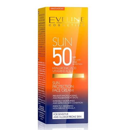 EVELINE Sun Protection Face Cream SPF50 - 50ml, 2 image