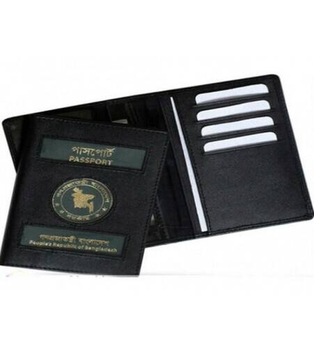 Passport Cover Holder-Black