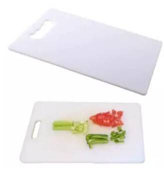 Plastic Cutting Board (White Pack of 1)