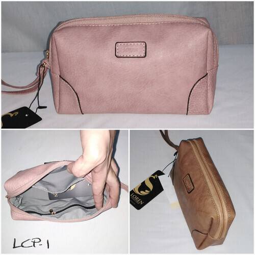 Ladies Cosmetic Pouch -LCP1, Color: Beige, 2 image