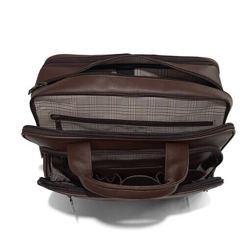 Boss Laptop Briefcase Bag, Color: Chocolate, 2 image