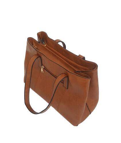 Romina Ladies Bag, Color: Brown, 3 image
