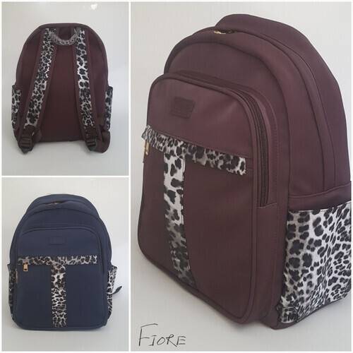 Fiore Backpack Ladies Bag, Color: Blue, 2 image